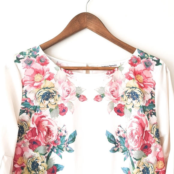 Jealous Tomato BELL Sleeve Floral Blouse - Picture 2 of 5
